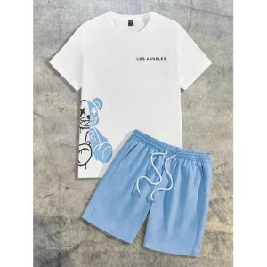 Dou-color Men's 2-in-1